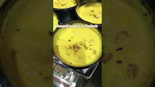 Bengali sweets in Kashmir viralvideo facebookreels sweets bengali sweets youtubeshorts music [upl. by Genisia]