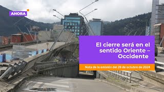 El puente de la Avenida Calle 100 se cerrará por obras  Movilidad [upl. by Ashien679]