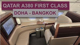 QATAR A380 FIRST CLASS True Luxury Onboard the Largest Passenger Jet [upl. by Enylorac724]