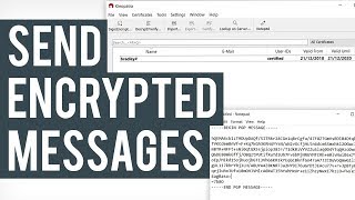 How To Use PGP Encryption  gpg4win Kleopatra Tutorial [upl. by Ecnarolf638]