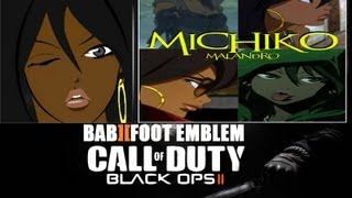 COD Black Ops 2 Emblem Tutorial  Michiko Malandro Michiko to Hatchin [upl. by Veta]