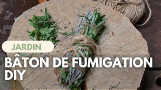 FAIRE SON BÂTON DE FUMIGATION DIY [upl. by Robinia353]