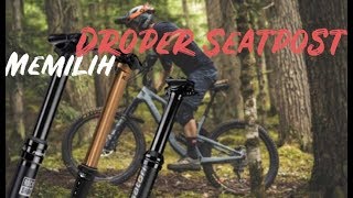 Dropper Seatpost 1jt  5jt satori tranzx rockshox reverb [upl. by Aramal973]