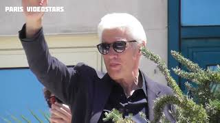 Richard GERE a quotpretty manquot arriving at Cannes Film Festival photocall 18 may 2024 [upl. by Onek]