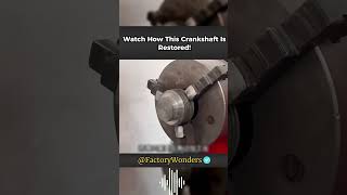 How to Save a Broken Engine Crankshaft with Traditional Techniques [upl. by Einnaffit641]