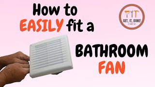 Extractor Fan  How To Fit In Record Time UK [upl. by Ahearn]