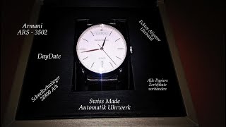 ARMANI DayDate Automatik ARS3502 [upl. by Tanhya]