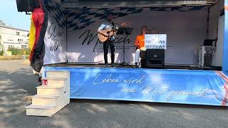 MantraGesang auf Friedensdemo in Ravensburg 17062023 [upl. by Leirrad483]