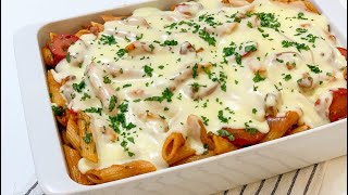 NO BAKE PASTA WITH WHITE SAUCEFILIPINO STYLEMAES KITCHEN [upl. by Lladnar]