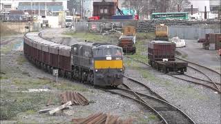 Irish Rail 071 Class Locos 080 amp 088 on Tara Mines Duties  North Wall 2119 [upl. by Airdnal]