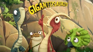 Tiny and Bill fall into a hole  Dinosaurs Cartoons  Gigantosaurus Multilingual [upl. by Krutz711]