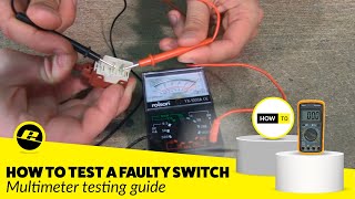 How to Check a Faulty Switch Using a Multimeter [upl. by Benedicto]