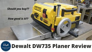 Dewalt DW735 X 13quot Thickness Planer Review  How to  Guide  Tips [upl. by Larrad]