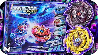 ITS HERE NEW Battle Set Kolossal Helios Super Hyperion AND MORE REVEAL  Beyblade Burst Surge [upl. by Amarette]