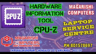 CPUZ HARDWARE INFO TOOL [upl. by Kneeland984]