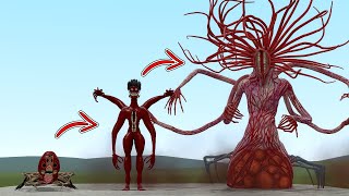 EVOLUTION OF MOTHER PARASITE ZOOCHOSIS BOSS in Garrys Mod [upl. by Accisej]