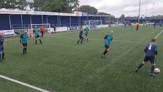 Romford Over 60s 00 Paringdon Pirates Essex Walking Football League Cup quarterfinal group game [upl. by Chloe]