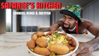 COOKING ACKEE amp SALTFISH WITH SAFAREE  JAMAICAS NATIONAL DISH  WITH TCooksWithFlave EP 2 [upl. by Velick]