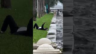 Florida man chilling the day after hurricane Milton left 😂 onlyinflorida chill floridaman [upl. by Woodford225]