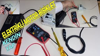 Elektrikli BİSİKLET Motor Akü Kaç Amper Çeker Sigorta Nasıl Neden Bağlanır [upl. by Boyce311]