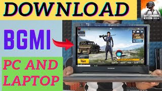 How to download Bgmi in PC laptop  BGMI pc Mai download kaise kare only 5 min [upl. by Akim]