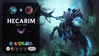 Hecarim Top vs Aatrox  KR Master Patch 1321 [upl. by Cordelie291]