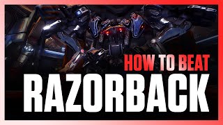 How to Defeat Razorback SOLO 2023  WARFRAME Gorgon Wraith Guide [upl. by Aivan41]