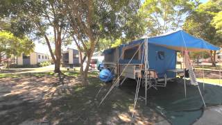 POWERED TENT SITES AT SHOAL BAY HOLIDAY PARK [upl. by Alhsa987]