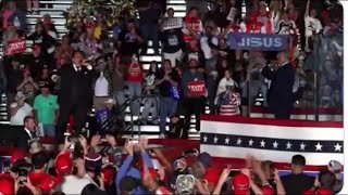 How Great Thou Art At The Trump Rally [upl. by Eedebez]