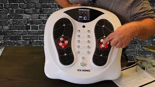 FIT KING Foot Circulation Stimulator Machine Review [upl. by Halbeib437]