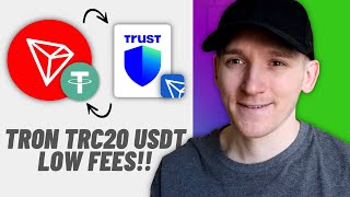 Tron TRC20 Wallet for USDT Tutorial Send USDT for Lowest Fees [upl. by Abrahamsen]