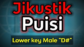 puisi  jikustik karaoke low key [upl. by Enyt974]