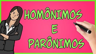 O que são Homônimos e Parônimos Aula com Exemplos [upl. by Mosi]