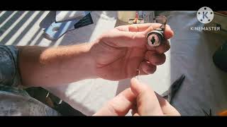 Removing a broken key from a lock with a fish hook [upl. by Eiralih]