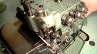 Rimoldi B2777 Industrial Serger 3Thread Top View [upl. by Harbot92]