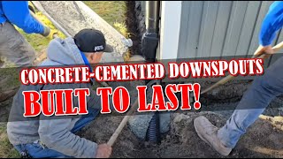 Robert Sherwoods Downspouts  What the French Drain Man Crew Did for My Property [upl. by Nett]