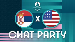 Serbia v South Sudan  Mens Olympic Basketball Tournament Paris 2024  Chat Party ⚡🏀 [upl. by Karlyn]