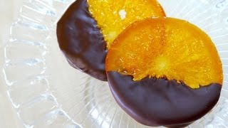 Chocolate Dipped Candied Orange Slices Orangette 輪切り オランジェット ギフト ラッピング Recipe [upl. by Kistner]