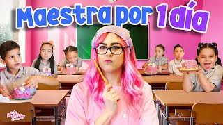 FUÍ MAESTRA EN UNA ESCUELA POR 1 DÍA  MIS PASTELITOS [upl. by Arded]