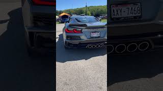 Corvette Guy starts his car for me 🥰ONLY Vette owner at the Camaro rally Super fun talking to him [upl. by Hubey]