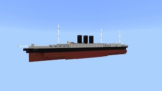 Minecraft SS City of New York 18881912  15 Scale City of New York Class Ocean Liner Tutorial [upl. by Annaerdna]