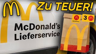 McDonalds LIEFERSERVICE im Test  Nachteile  McDelivery [upl. by Adnawal]