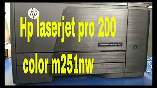 hp laserjet pro 200 color how to clean transfer belt [upl. by Vasili]