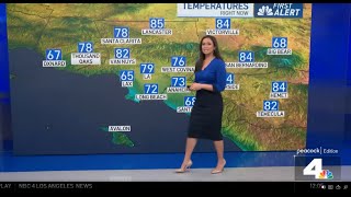 Shanna Mendiola First Alert Forecast Weather clip for NBC4 Los Angeles October 11 2024 [upl. by Asecnarf]