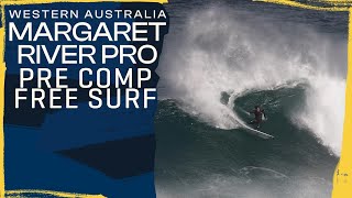 Pre Comp Free Surf  Western Australia Margaret River Pro [upl. by Gustafson]