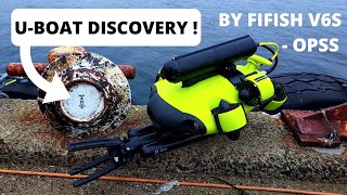 Uboat artifacts found by Fifish V6S with OPSS  German WW2 Uboats were here [upl. by Jeniece]