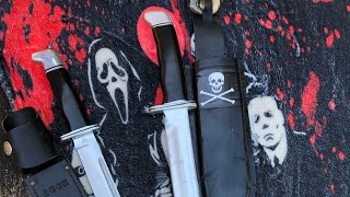 The Best Fake Knife for SCREAM GHOSTFACE Costume  Happy Halloween [upl. by Naimad]