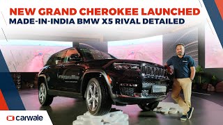 Jeep Grand Cherokee 2022 India Price Features and Competition Explained  CarWale [upl. by Hurlow]