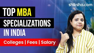 Top MBA Specializations in India Which to Choose [upl. by Attenborough]