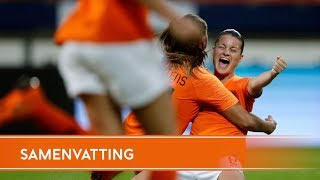 Highlights OranjeLeeuwinnen  Slowakije 1262018 [upl. by Jase]